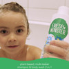 Fresh Monster 2in1 Natural Shampoo Body Wash for Kids ToxinFree Hypoallergenic Ocean Splash 2 Pack 85ozeach