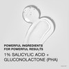 Neutrogena Salicylic Acid PHA Stubborn Acne Body Wash Exfoliating Cleanser Acne Treatment for Chest Shoulder Gently Clea