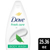 Dove Body Wash Fresh Care ValueSize 4Pack Soothing Moisturizing Cleanser for Soft Skin 2536 Oz Ea