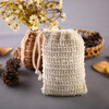 Trounistro 30 Pack Soap Exfoliating Bags Pouch Soap Saver Natural Ramie Mesh Soaps Bag Hand Made Soaps Bag with Drawstri