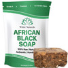 Raw African Black Soap 1lb Bar for Dry Skin and Skin Conditions Pure Natural Ingredients Imported From Ghana Handcraft C