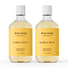 Deep Steep Bubble Bath Grapefruit Bergamot 17 oz Pack of 2 Hypoallergenic Clinically Tested Soothing Soak with Shea Butt