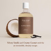 Deep Steep Bubble Bath Vanilla Coconut 17 oz Pack of 2 Hypoallergenic Clinically Tested Soothing Soak with Shea Butter A
