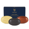 CaswellMassey Mens Bar Soap Gift Set 2571 Woodgrain Sandalwood Moisturizing TripleMilled Body Wash Bars for All Skin Typ