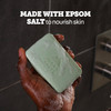Oars Alps Exfoliating Moisturizing Bar Soap for Men Deep Cleaning Soap Clean Ingredients All Skin Types Epsom Salt 1pk