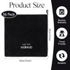 Macarrie 36 Pcs Makeup Washcloths Remover Towels Face Wash Cloths Black Soft Quick Dry Microfiber Make Up Towels for Fac