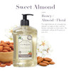 A LA MAISON Sweet Almond French Liquid Hand Soap Natural Hand Wash Made with Essential Oils Biodegradable PlantBased Veg