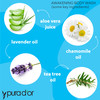 PURA DOR 16 Oz Awakening Body Wash with Aloe Vera Chamomile Lavender Tea Tree and Natural Nutrients pH Balanced for Mois