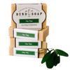 Bend Soap Company Tea Tree Goat Milk Soap All Natural Paraben and GMO Free Handmade in USA Soothe Cracked Skin Relax and