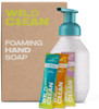 Wild Clean Hand Soap Starter Kit 1 Refillable Hand Soap Container 3 Powder Refills Variety Scents EcoFriendly Products C