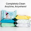 Epielle Argan Oil Makeup Remover Wipes Gentle Daily Facial Cleanser Towelettes Remove Dirt Oil Waterproof Mascara Stocki