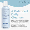 Severe Acne Charcoal Face Wash 8 oz Daily Cleanser with Sulfur and Honey Face Cleanser for Acne Deep Cleansing Charcoal