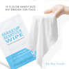 Makeup Remover Wet Wipes Individually Wrapped 200 Pack Clean Face Quickly Wet Wipes Bulk for Makeup Perfect for Travel H