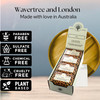 Wavertree London Noir Scented Natural Soap 8 Bars 7oz Moisturizing French Triple Milled Soap Bars enriched with shea but