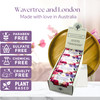 Wavertree London Sweet Pea Jasmine Scented Natural Soap 8 Bars 7oz Moisturizing French Triple Milled Soap Bars enriched