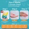 FOMIN Antibacterial Paper Soap Sheets for Hand Washing 300 Sheets Lemon Portable Travel Soap Sheets Dissolvable Camping