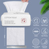 Disposable Face Towel Facial Tissue Soft Cotton Facial Cleansing Cloths Towelettes Dry for Cleaning Office Travel Makeup