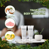 SLequipo Travel Size Body Wash 1 fl oz 50 Pack Refreshing Hotel Body Wash Mini and Small Size Guest Hotel Toiletries in