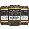 Its Pure Natural African Black Soap Bars with Activated Charcoal Pack of 3 Organic Raw Soap for Face Body Acne Treatment