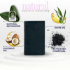 SKIN MATRA Holistic Natural Charcoal Bar Handmade Skincare with Activated Charcoal Organic Olive Oil Coconut Oil Cleanse