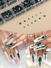 3120Pcs Black Nail Charms EBANKU 3D Black Nail Rhinestones Crystal Jewels Diamond Gems for Nail Decorations with Wax Pen Tweezers online at globaldelivered
