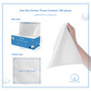 Charmyth Extra Thick Disposable Face Towel Disposable Makeup Removing Wipes 100 USA Cotton and 100 Organic Cruelty Free