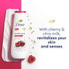 Dove Body Wash Revitalizante Cherry Chia Milk 4 Count for Renewed HealthyLooking Skin Gentle Skin Cleanser with 24hr Ren