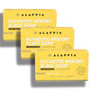 Alaffia Authentic African Black Soap Triple Milled Charcoal Reishi 5 Oz Pack of 3