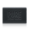 Pure for Men Soap Bar Cleanser with Lavender and Activated Charcoal Hydrates Helps Eliminate Odor Vegan 4 oz 3 Pack