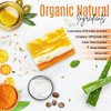 DERMAXGEN Organic Turmeric Soap Bar Pure Natural Handcrafted Skincare Face Body Cleanser Blemish Control Reduce Acne Eve