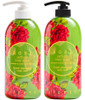 Jigott Rose Perfume Body Wash 2536 FL OZ 750ml Rose Perfume Body Lotion 169 FL OZ 500ml
