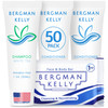 BERGMAN KELLY Rectangular Hotel Soap Bars Shampoo Conditioner 3Piece Set 1 oz each 150 pc White Tea Delight Guests with