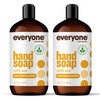 Everyone Liquid Hand Soap Refill 32 Ounce Pack of 2 Meyer Lemon and Mandarin PlantBased Cleanser with Pure Essential Oil
