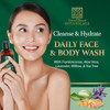 Natural Elements Botanicals Face Body Wash with Frankincense Aloe Vera Salicylic Acid Soothing Calming AntiAging Daily F