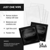 La Fresh Hotel Premium ParabenFree Makeup Remover Wipes Black Light Flora Scent 8x6 Wet Wipes 50 Wipes Travel Essentials