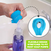 Baby Shark Musical Soap Pump Topper and Timer for Kids Hand Washing Blue 2 Pack