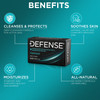 Defense Soap 2pk All Natural Oatmeal Bar Soap for Men Made by Wrestlers with Tea Tree Oil Eucalyptus Oil to Promote Heal