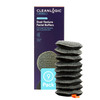 CleanLogic Bath Body Charcoal Infused Exfoliating DualTexture Facial Pads Face Sponges for Cleansing Softening Sensitive