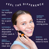 CleanLogic Bath Body Charcoal Infused Exfoliating DualTexture Facial Pads Face Sponges for Cleansing Softening Sensitive