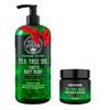 Viking Revolution Skin Cleaning Agent Tea Tree Kit for Men Tea Tree Oil Set with Body Wash Balm Hydrating Helps Athletes