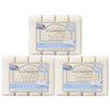 A LA MAISON Fresh Sea Salt Bar Soap Triple French Milled Natural Moisturizing Hand Soap Bar 12 Bars of Soap 35 oz