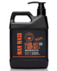 GIBS Man Wash 3 in 1 Beard Hair Body for Men with Tea Tree Oil Travel Size Liter