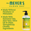 MRS MEYERS CLEAN DAY Hand Soap Made with Essential Oils Biodegradable Formula Honeysuckle 125 fl oz Pack of 3