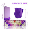 JIALEEY 33 PCS Floral Scented Bath Soap Rose Flower Petals Plant Essential Oil Rose Soap Set Gifts Ideas for Her Women G