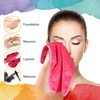 Nugilla Makeup Remover Cloth 13x7 Inch Reusable Makeup Remover Towels Microfiber Fast Drying Facial Washcloth Soft Face