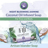 Coco Fiji Soap Bar for Face and Body Infused With Organic Coconut Oil Night Blooming Jasmine Essential Oil Natural Soap