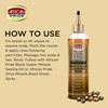African Pride Black Castor Miracle Braid Scalp Cleansing Rinse Removes Hair Build Up Soothes Scalp No Frizz Contains Bla