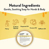 ECZEMA HONEY Gentle Oatmeal and Lavender Soap Natural Eczema Body Wash Daily Gentle Soap for Dry Itchy Sensitive Irritab
