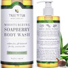 Tree to Tub Peppermint Body Wash for Sensitive Skin and Dry Skin pH Balanced Hydrating Sulfate Free Vegan Body Soap with