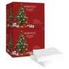 Christmas Style WOWOTEX Disposable Face Towel Biodegradable Large Dry Face Wipes 120 Count2 Box Extra Thick Soft Clean F